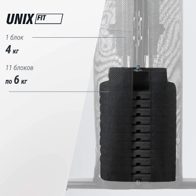 Силовой комплекс UNIX Fit блочный / Block 70 Max