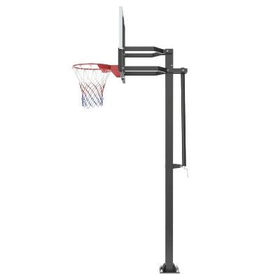 Баскетбольная стойка стационарная UNIX Line B-Stand-PC 54"x32" (140 х 80 см) R45 H230-305 см