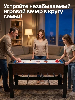 Игровой стол - трансформер 4 в 1 DFC 54" 138 х 61 см
