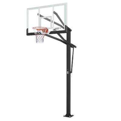 Баскетбольная стойка стационарная UNIX Line B-Stand-TG PRO 72"x42" (180 х 105 см) R45 H230-305 см