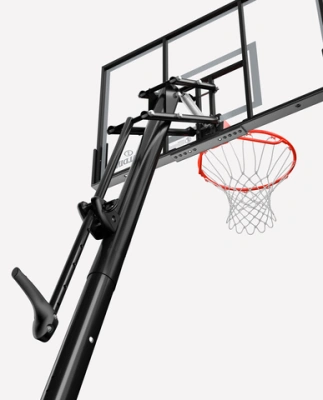 Баскетбольная стойка мобильная, акрил Spalding 54’ Gold Portable, арт 6A1746CN_Eur