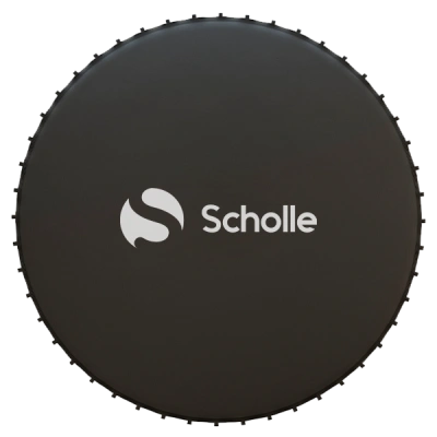 Батут Scholle Космический Близнец (Space Twin) Зеленый/Оранжевый 12 футов